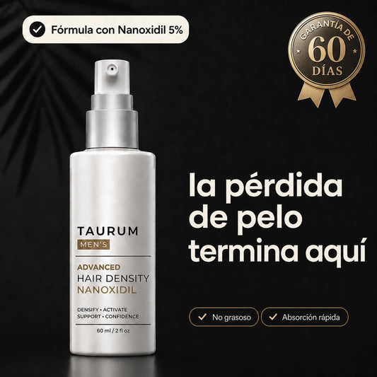 Taurum® Spray Crecimiento capilar Nanoxidil 5%